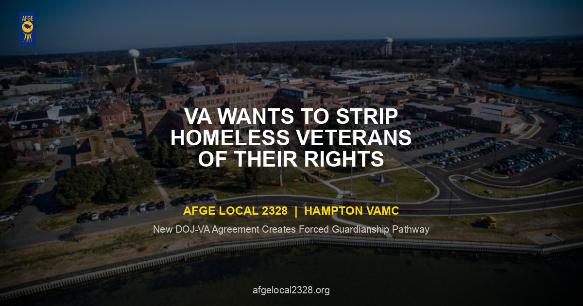 The VA Wants to Strip Homeless Veterans of Their Rights — And Your Coworkers May Be Asked to Help